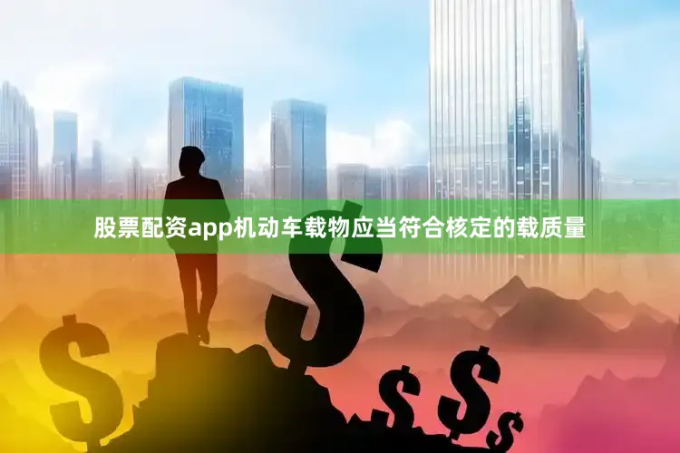 股票配资app机动车载物应当符合核定的载质量